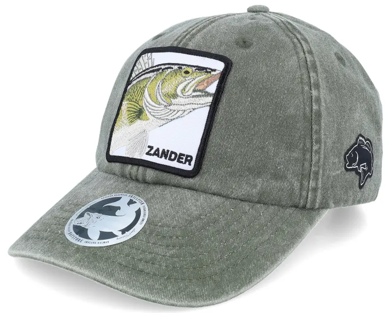 Skillfish Zander Box Vintage Washed Olive Dad Cap online