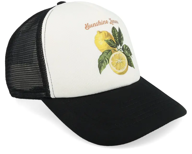 Slacker Supply Sunshine Lemons Foam Black/White Vintage Trucker online