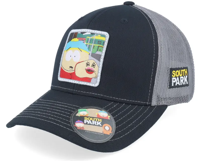 South Park Cartman Hand Puppet Patch Black/Grey Trucker online