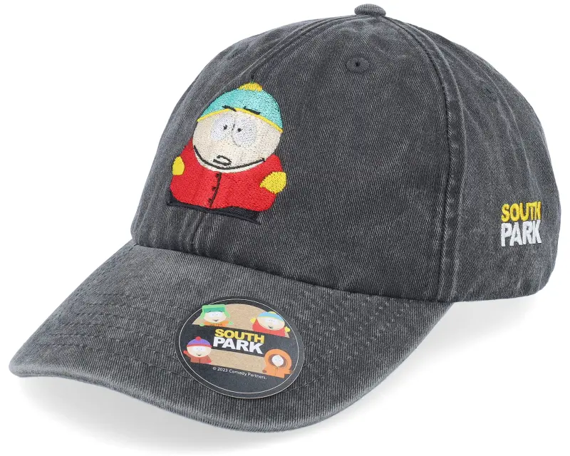 South Park Eric Cartman Washed Black Dad Cap online