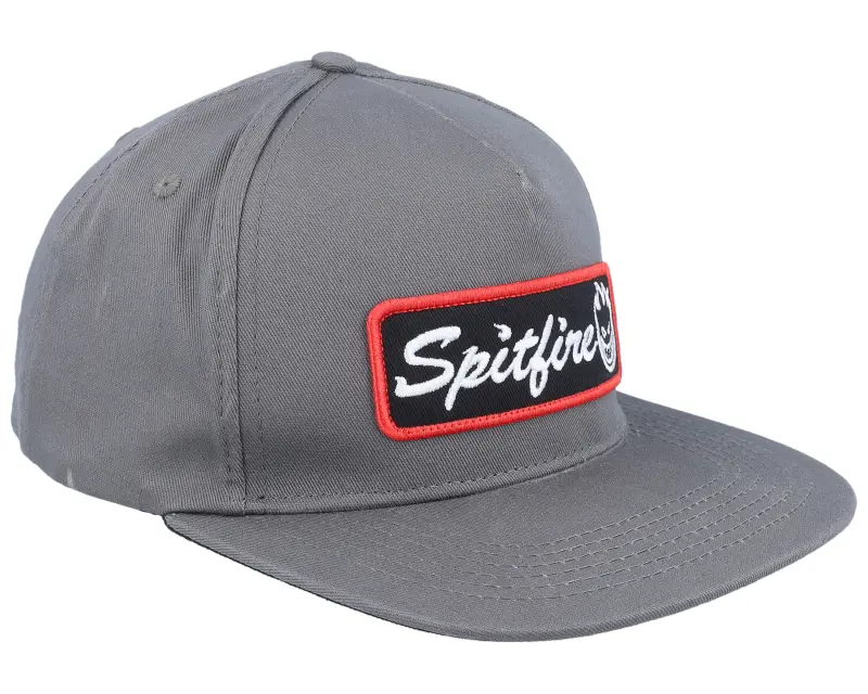 Spitfire Courier Patch Charcoal/Black A-Frame Snapback online