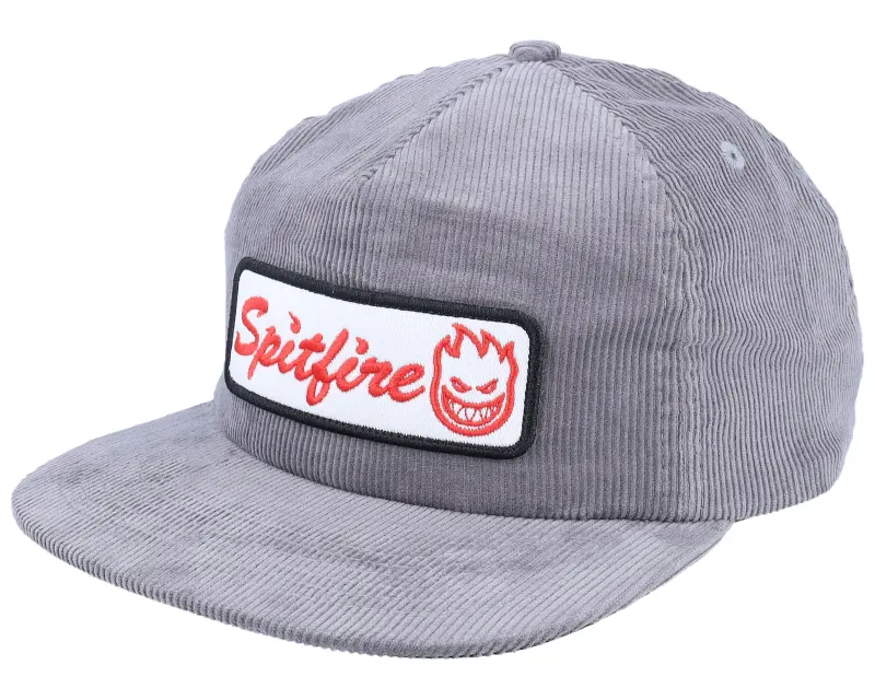 Spitfire Courier Patch Charcoal/White Snapback online