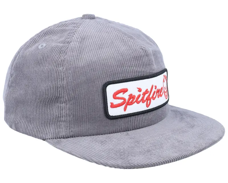 Spitfire Courier Patch Charcoal/White Snapback online