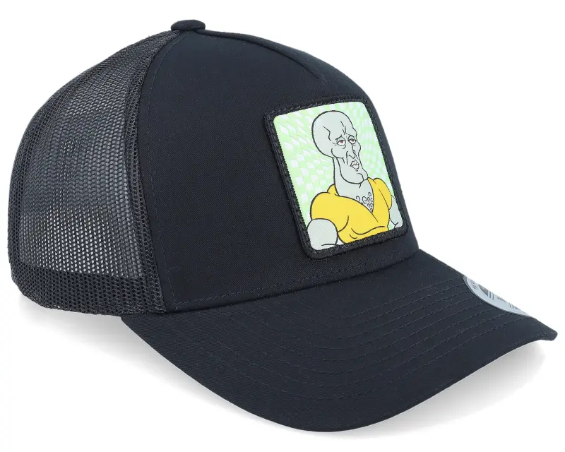 SpongeBob Handsome Squidward Black A-Frame Trucker online