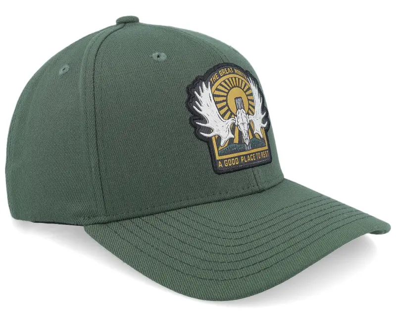 SQRTN Älghorn 120 Cap Olive Green A-Frame Adjustable online