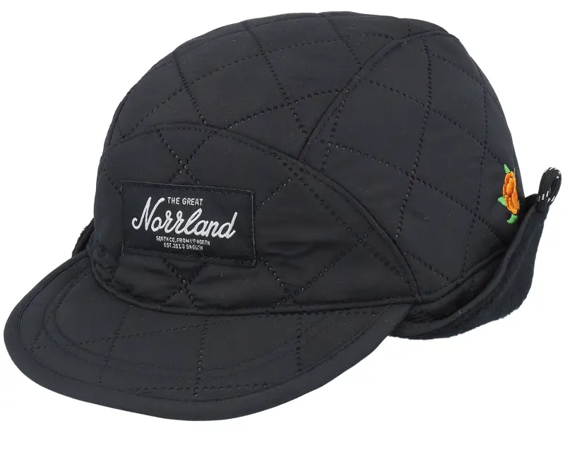 SQRTN Kiruna Quilted Cap Black Earflap online