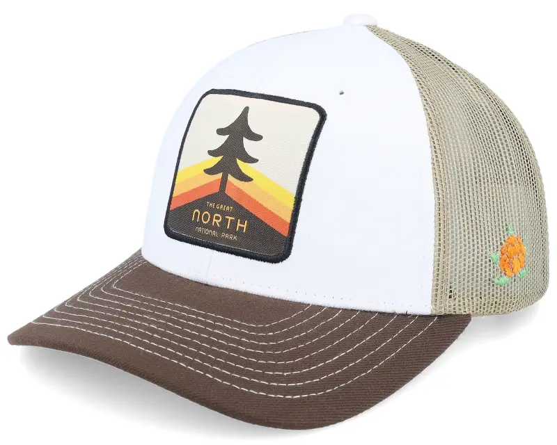 SQRTN Park Low Cap White Trucker online