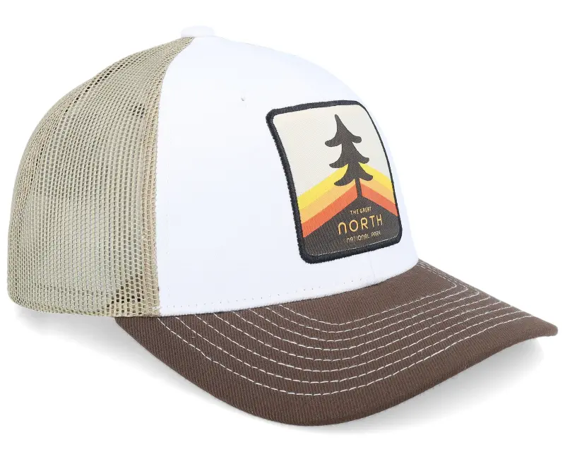 SQRTN Park Low Cap White Trucker online