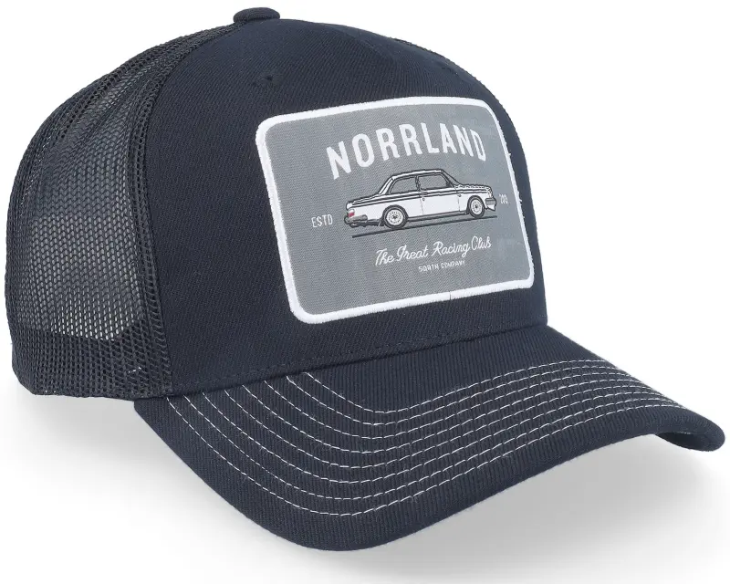 SQRTN Racing Hooked Cap Black Trucker online