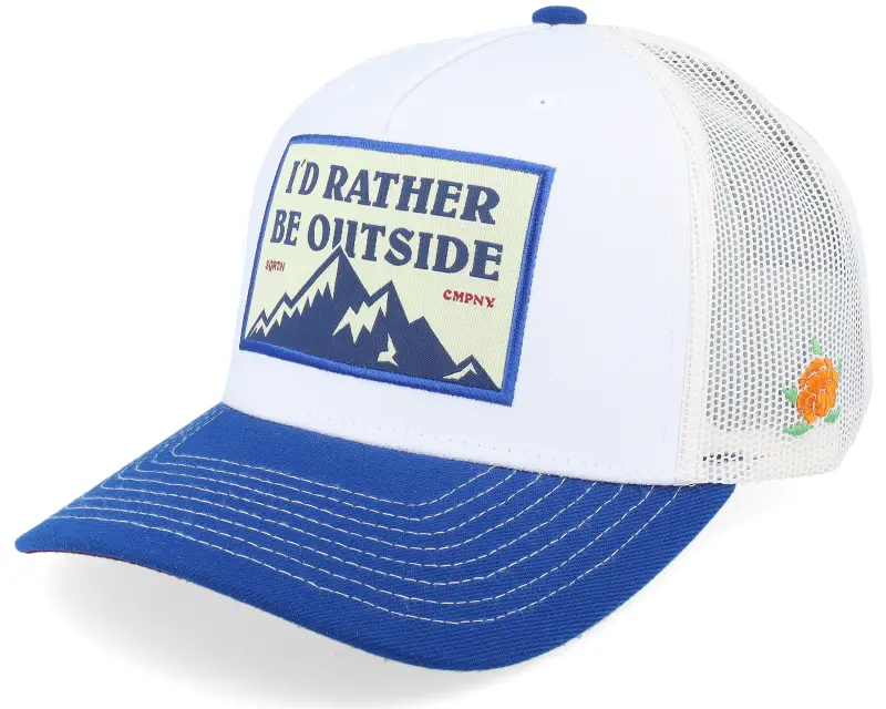SQRTN Rather Hooked Cap White A-Frame Trucker online