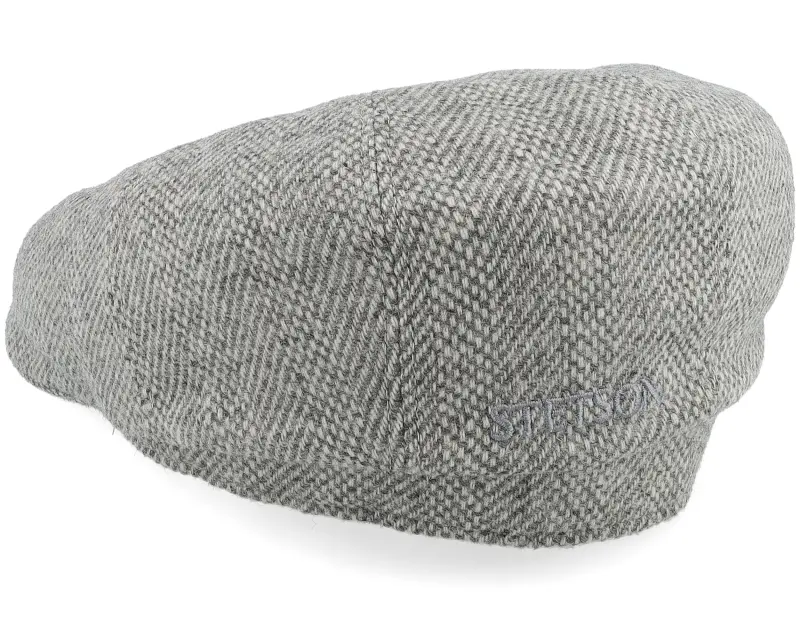 Stetson 8-panel Cap Sustainable Wool White Light Grey Flat Cap online