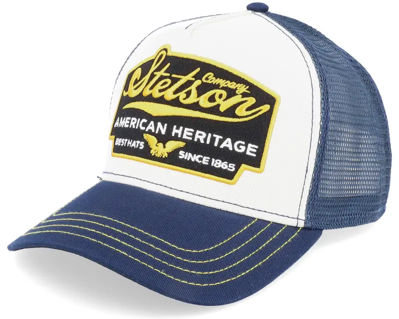 Stetson American Heritage White/Navy Trucker online