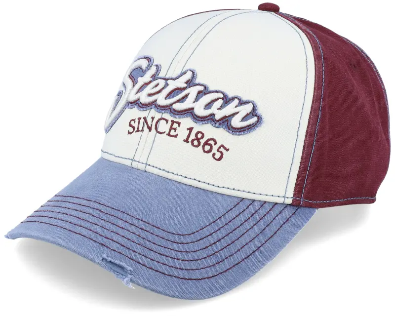 Stetson Baseball Cap Vintage Distressed Red/Blue Adjustable online