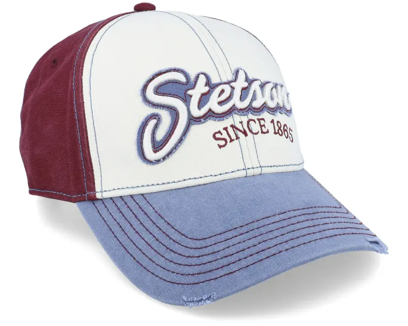 Stetson Baseball Cap Vintage Distressed Red/Blue Adjustable online