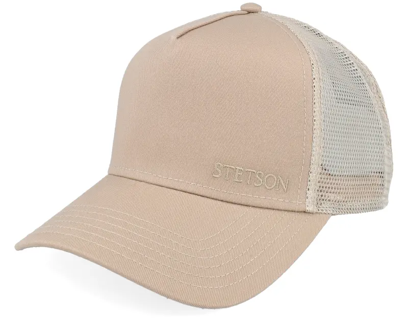 Stetson Cotton Khaki A-Frame Trucker online