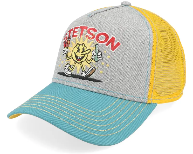 Stetson Fun Grey/Turquise/Melange A-Frame Trucker online