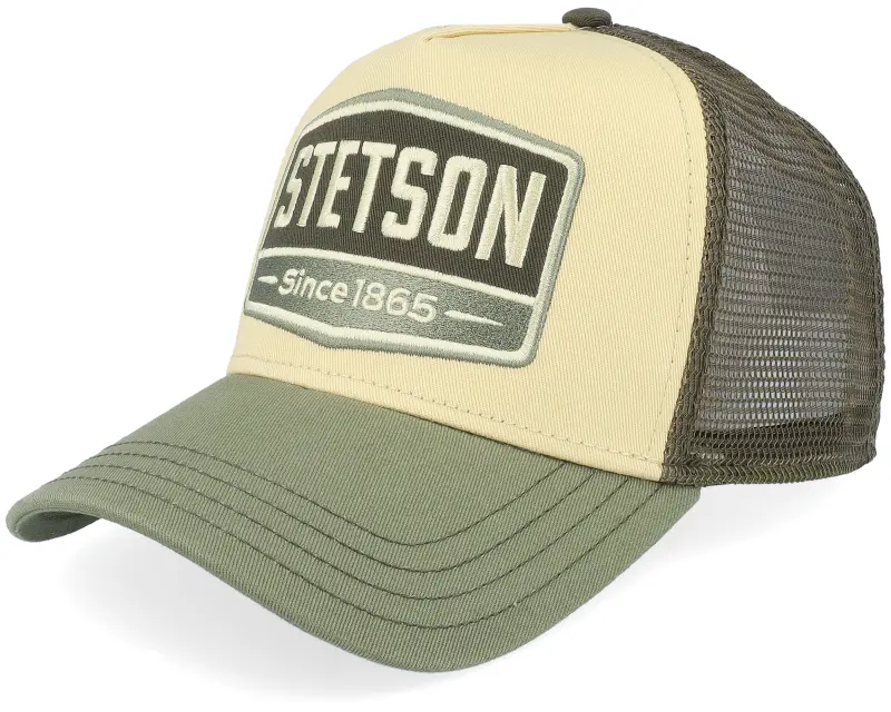 Stetson Gasoline Beige/Green Trucker online