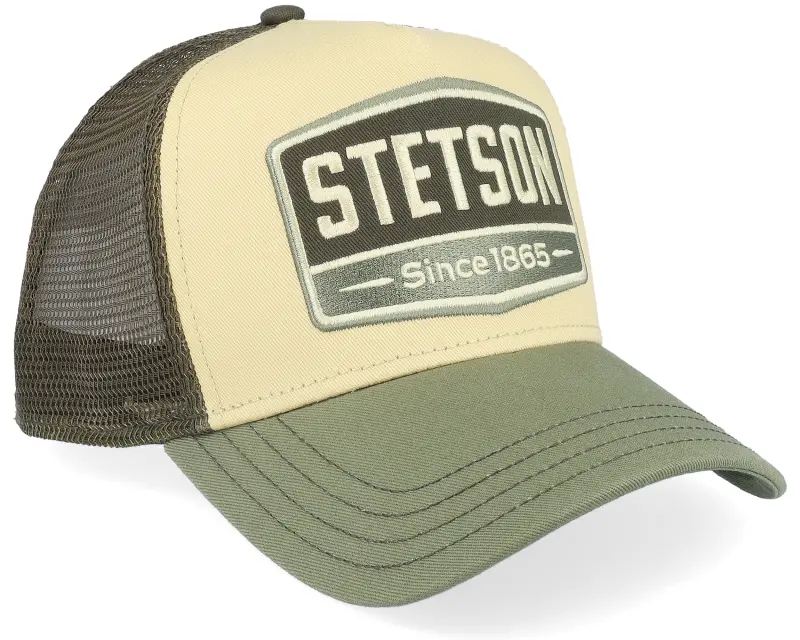Stetson Gasoline Beige/Green Trucker online