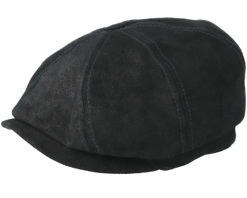 Stetson Hatteras Pigskin Black Flat Cap online