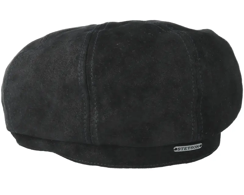 Stetson Hatteras Pigskin Black Flat Cap online