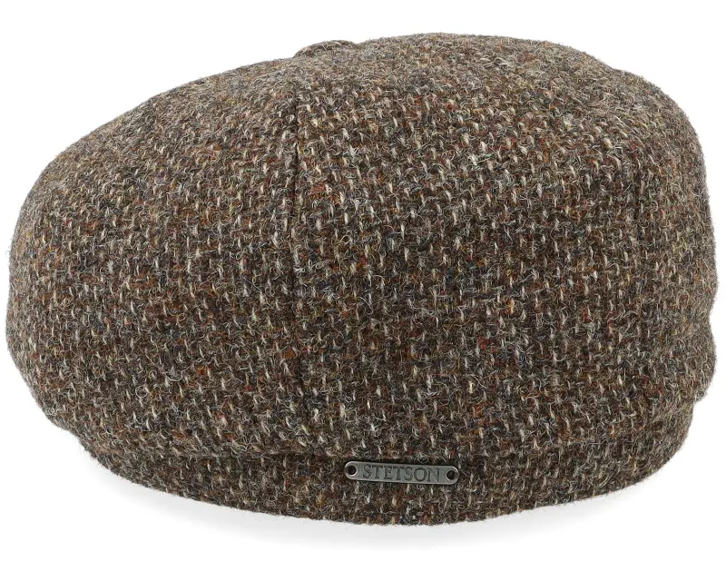 Stetson Hatteras Wool Brown Flat Cap online