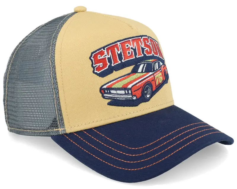 Stetson Indy Navy / Ochre A-Frame Trucker online
