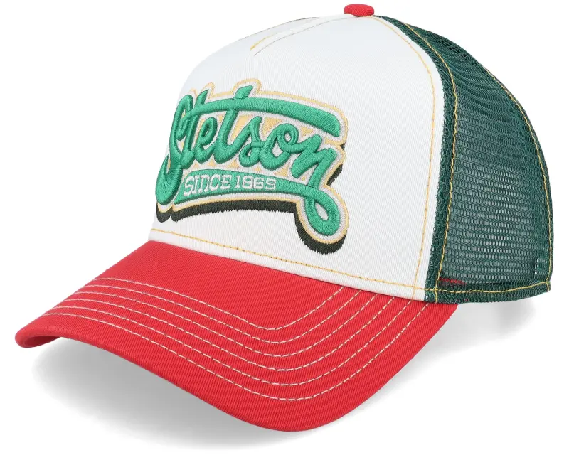 Stetson Lettering Red/Off White Trucker online