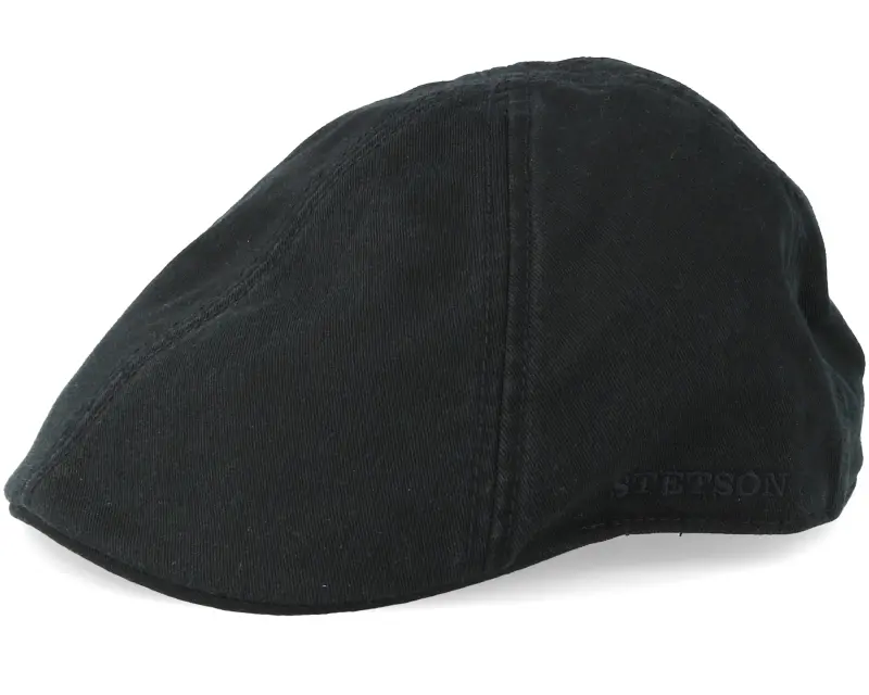 Stetson Texas Cotton Black Flat Cap online