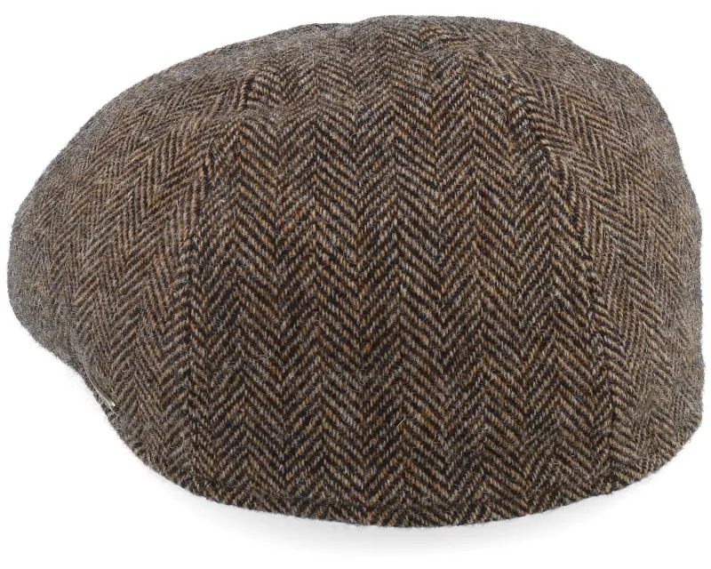 Stetson Texas Wool Herringbone Brown Flat Cap online