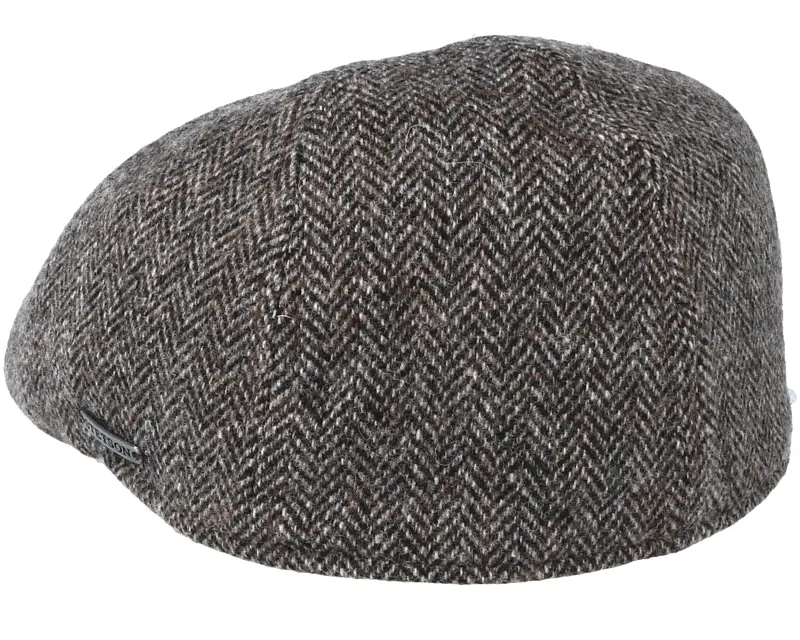 Stetson Texas Woolrich Herringbone Brown Flat Cap online