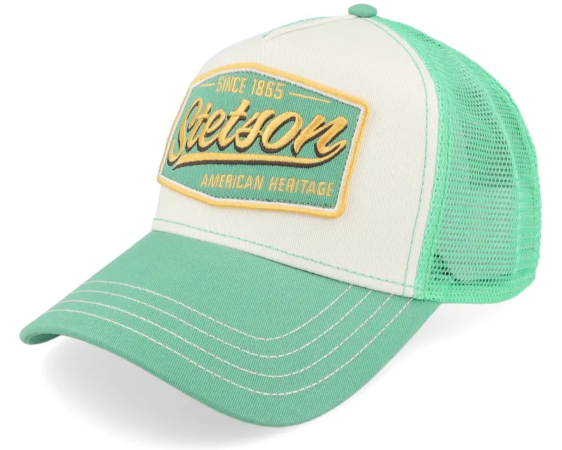 Stetson Vintage Mint/Off White A-Frame Trucker online