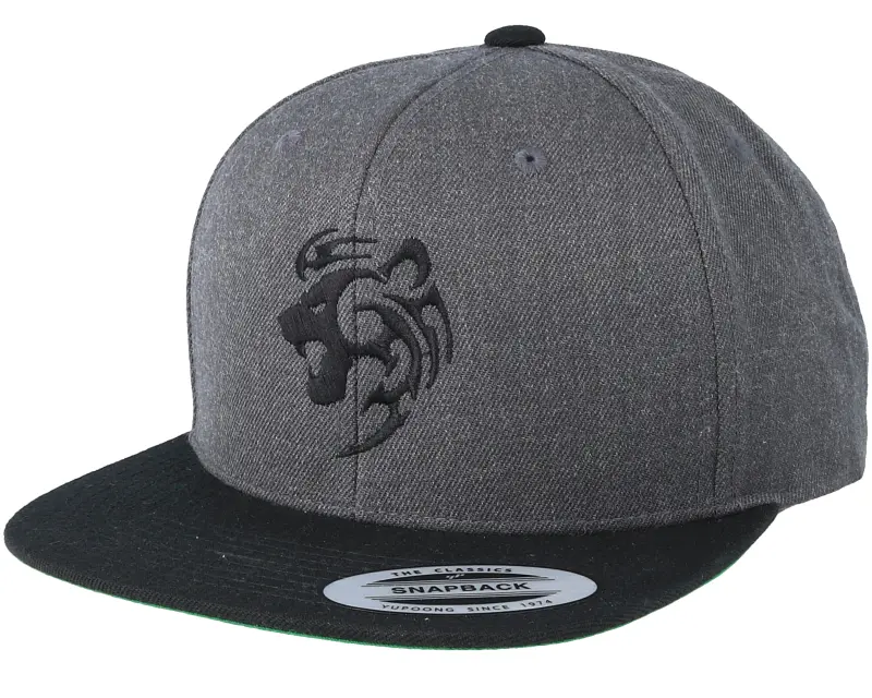 Tattoo Collective Tribal Lion Charcoal/Black Snapback online