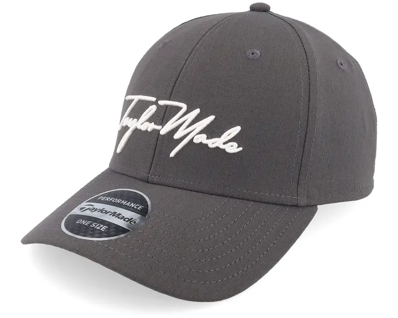 Taylor Made Script Seeker Hat Charcoal Adjustable online