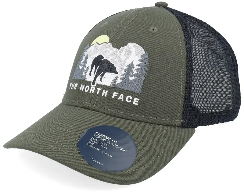 The North Face Embroidered Mudder Taupe Green/Black Trucker online