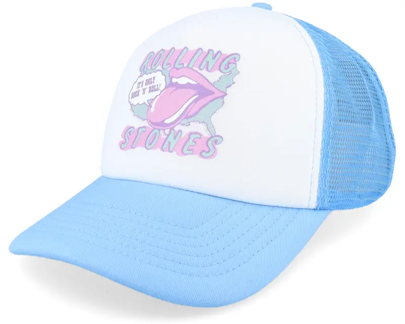 The Rolling Stones Its Only Rock & Roll Blue/White Foam Trucker online