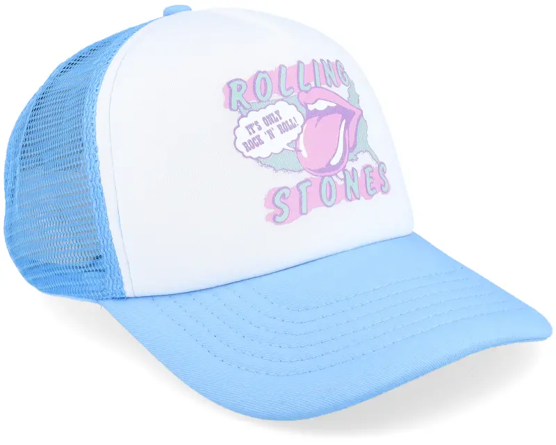 The Rolling Stones Its Only Rock & Roll Blue/White Foam Trucker online