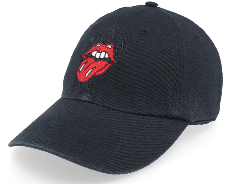 The Rolling Stones Stones Tounge Black Dad Cap online