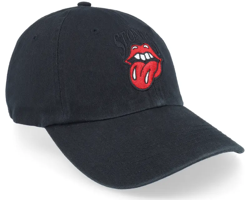 The Rolling Stones Stones Tounge Black Dad Cap online