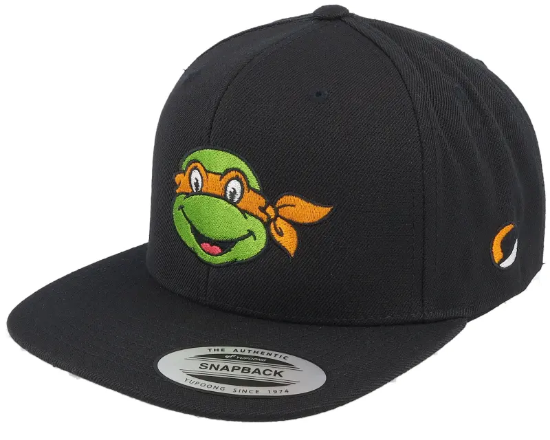 TMNT Michelangelo Face Black Snapback online