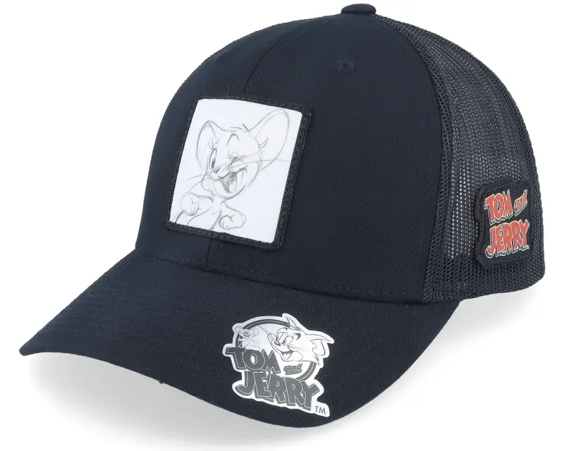 Tom & Jerry Jerry Drawing Black Trucker online