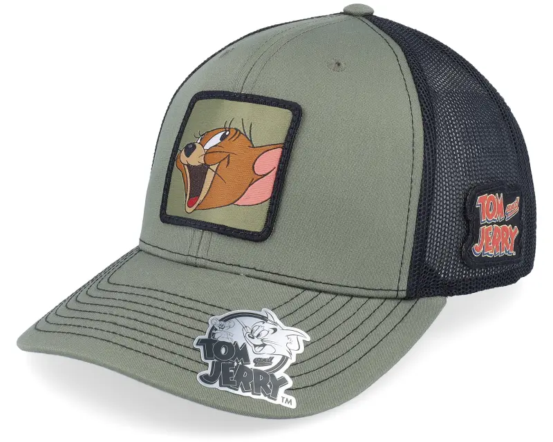Tom & Jerry Jerry Face Loden/Black Trucker online