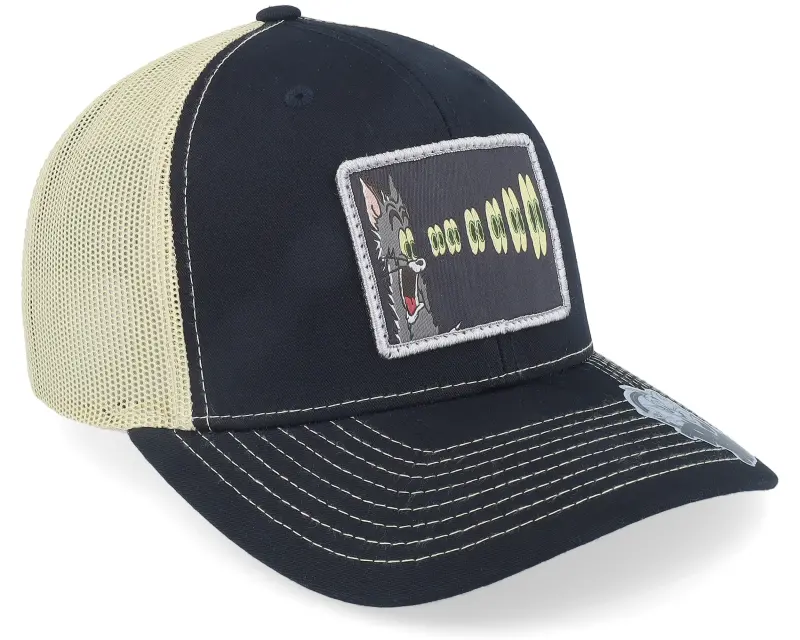 Tom & Jerry Tom Eyes Black/Golden Stone Trucker online