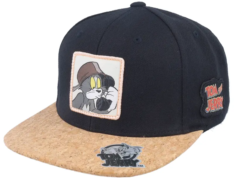 Tom & Jerry Tom Phone Black Cork Snapback online