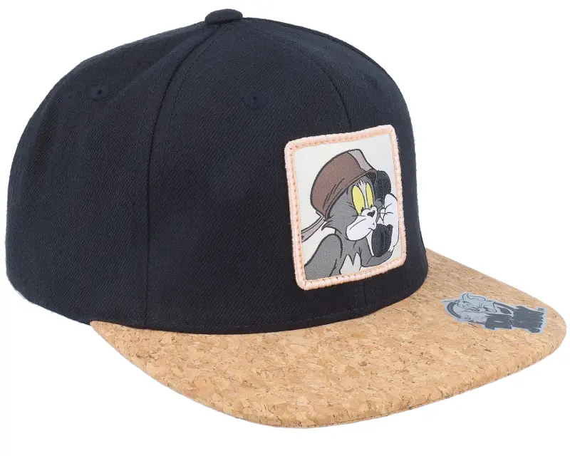 Tom & Jerry Tom Phone Black Cork Snapback online