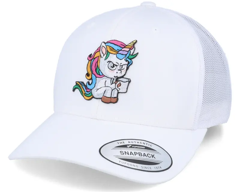 Unicorns Morning Coffee Unicorn Curved White Adjustable online