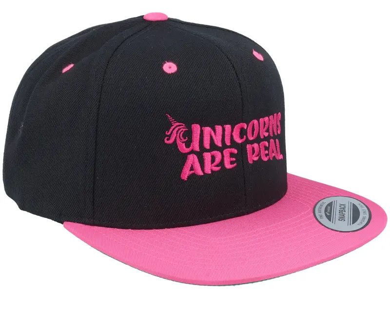 Unicorns Unicorns Are Real Black/Neon Pink Snapback online