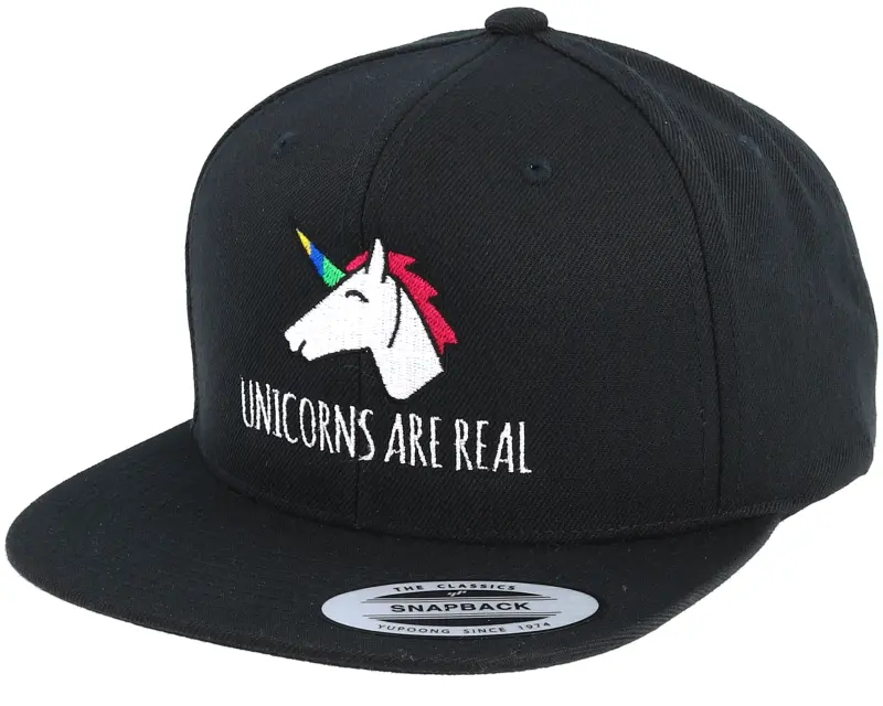 Unicorns Unicorns Are Real Black Snapback online