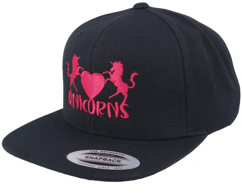 Unicorns Unicorns Heart Black Snapback online