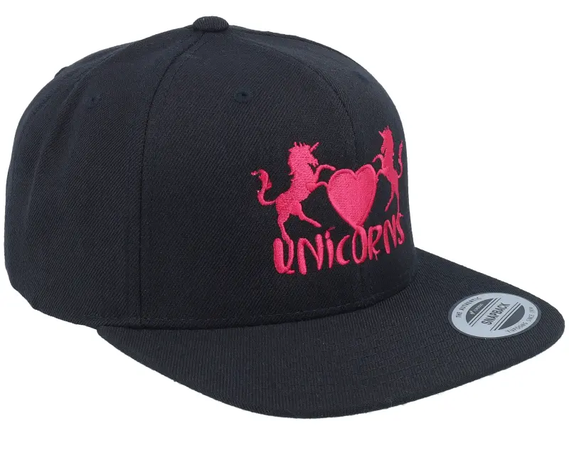 Unicorns Unicorns Heart Black Snapback online
