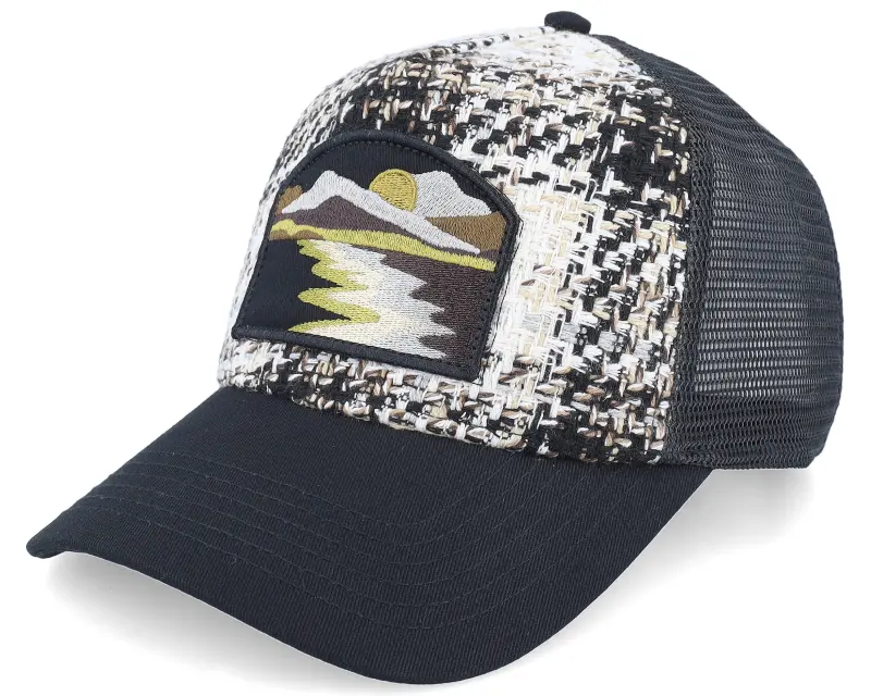 Upfront Aslan Checked/Black A-Frame Trucker online